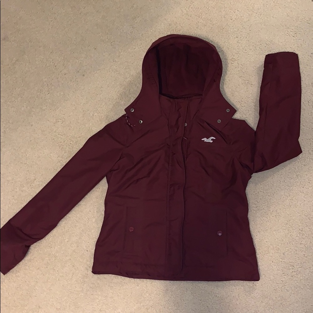 Hollister fleece lined winter jacket